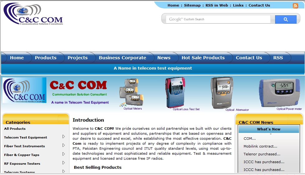 C&C COM Website